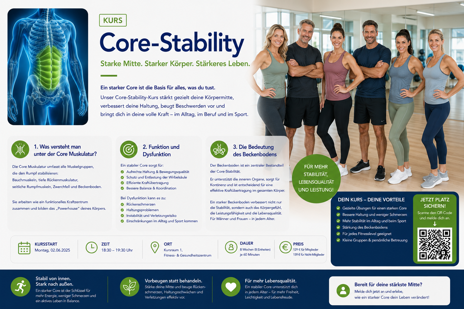 Core Stability Kurs – Vorschau